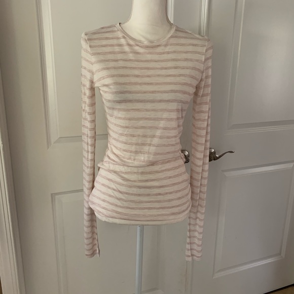 Vince Striped Long Sleeve Crew top - Picture 2 of 13